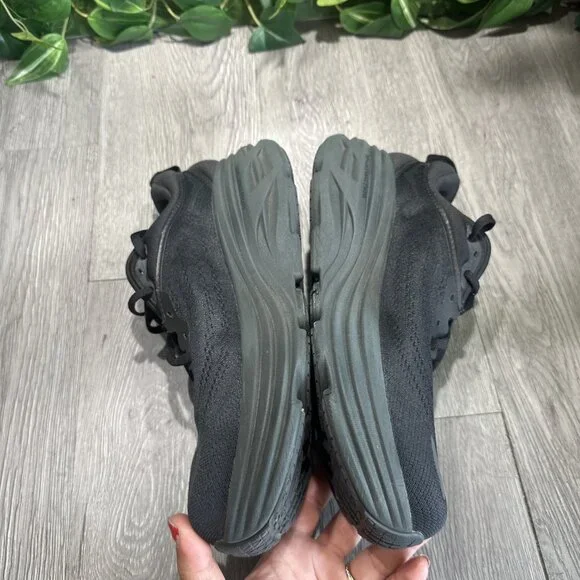 Hoka One One Bondi 8 2E Wide Triple Black - 1127953-BBLC Running Shoes